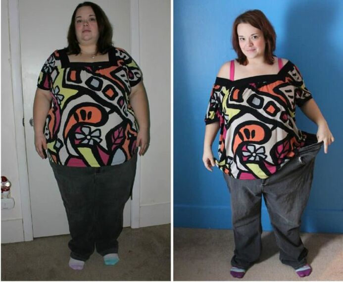 пред и по следење на диетата за леќата слика 1
